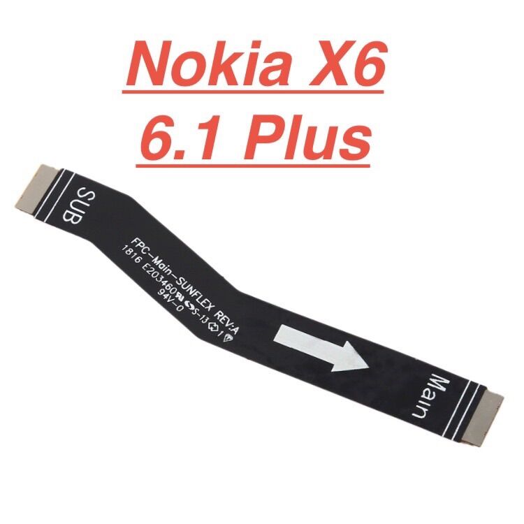 Mạch dây sub sạc NOKIA X6 / 6.1 Plus cáp nối main sạc cáp nối bo mainboard mạch chủ linh kiện điện thoại thay thế