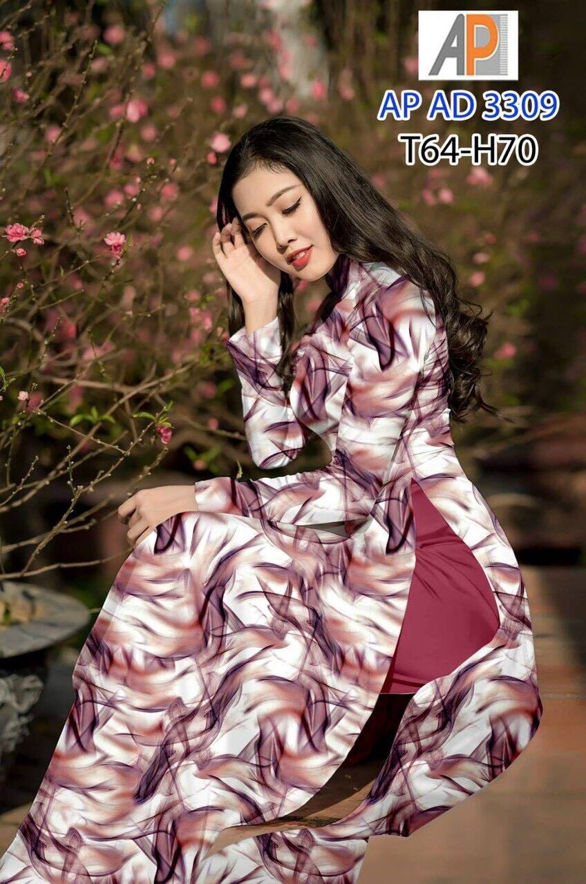 [HCM]Vải áo dài in hoa văn