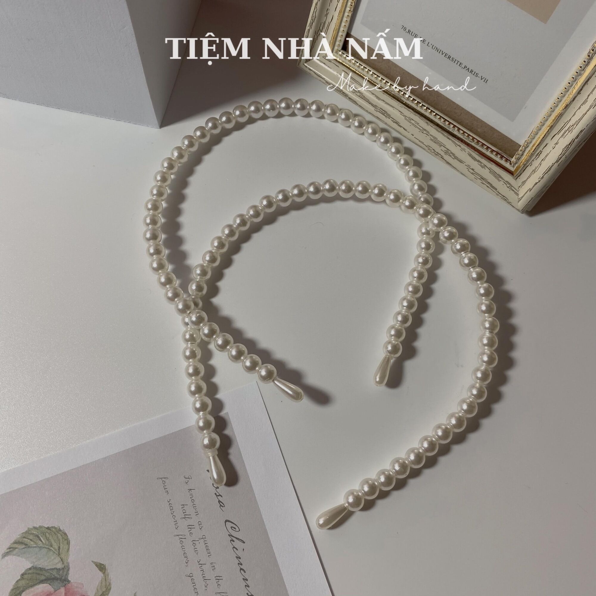 [HCM]?? CÀI TÓC NGỌC TRAI NHỎ PHONG CÁCH HÀN QUỐC - [ Nhà Nấm handmade ]