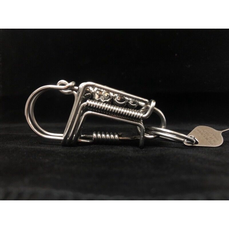 Móc khoá inox thần tài gõ cửa