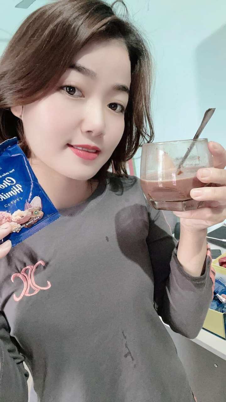 (Mau moi)Cacao tăng cân Choco Himiko hộp 20 gói