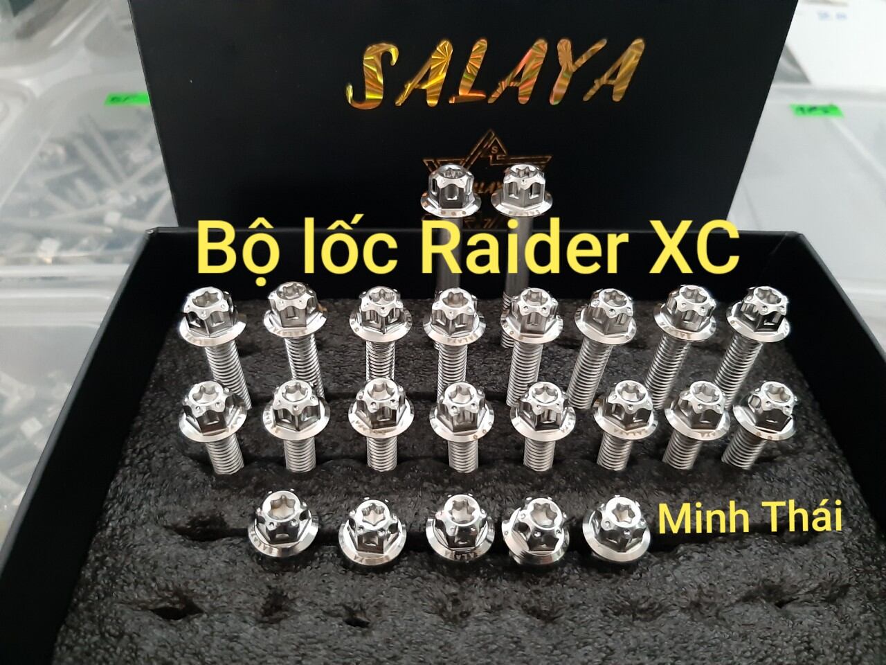 Ốc lốc máy raider xăng cơ 23 con