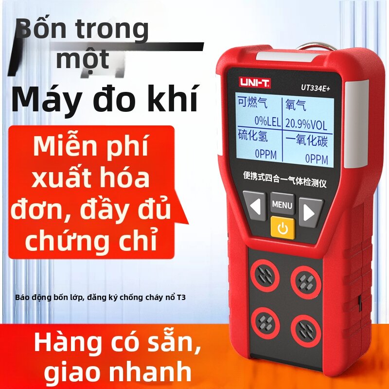 UNI-T | Portable Multi-Gas Detector for Combustible Gas Oxygen Hydrogen Sulfide Carbon Monoxide Giá 3,754,000 Đồng*Miễn phí vận chuyển