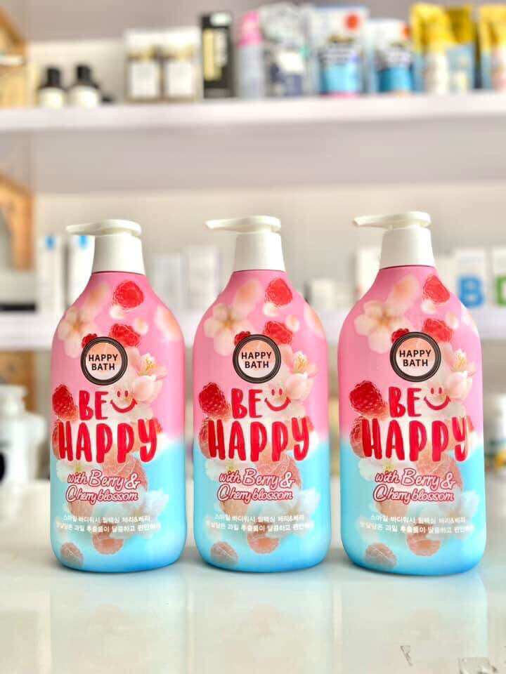 Sữa tắm Happy Bath Hàn Quốc mẫu mới 900ml