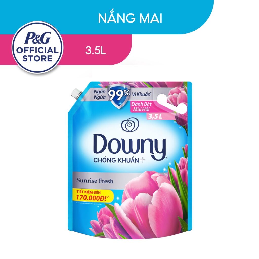 NƯỚC XẢ VẢI ĐẬM ĐẶC DOWNY TÚI 3,5L