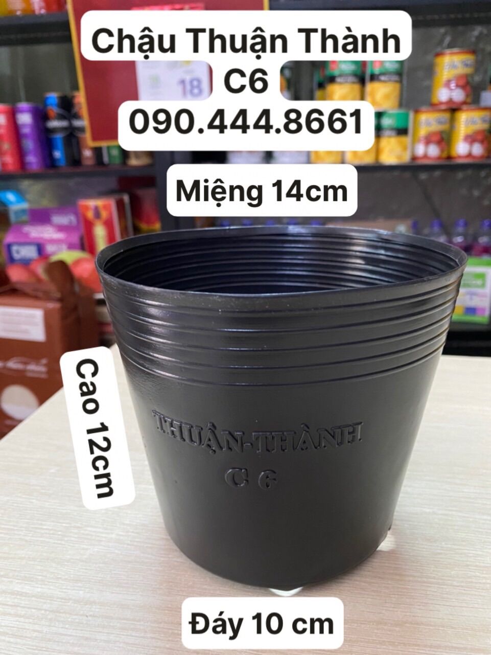 Combo 100 cái chậu nhựa mềm thuận thành trồng cây -mẫu c6