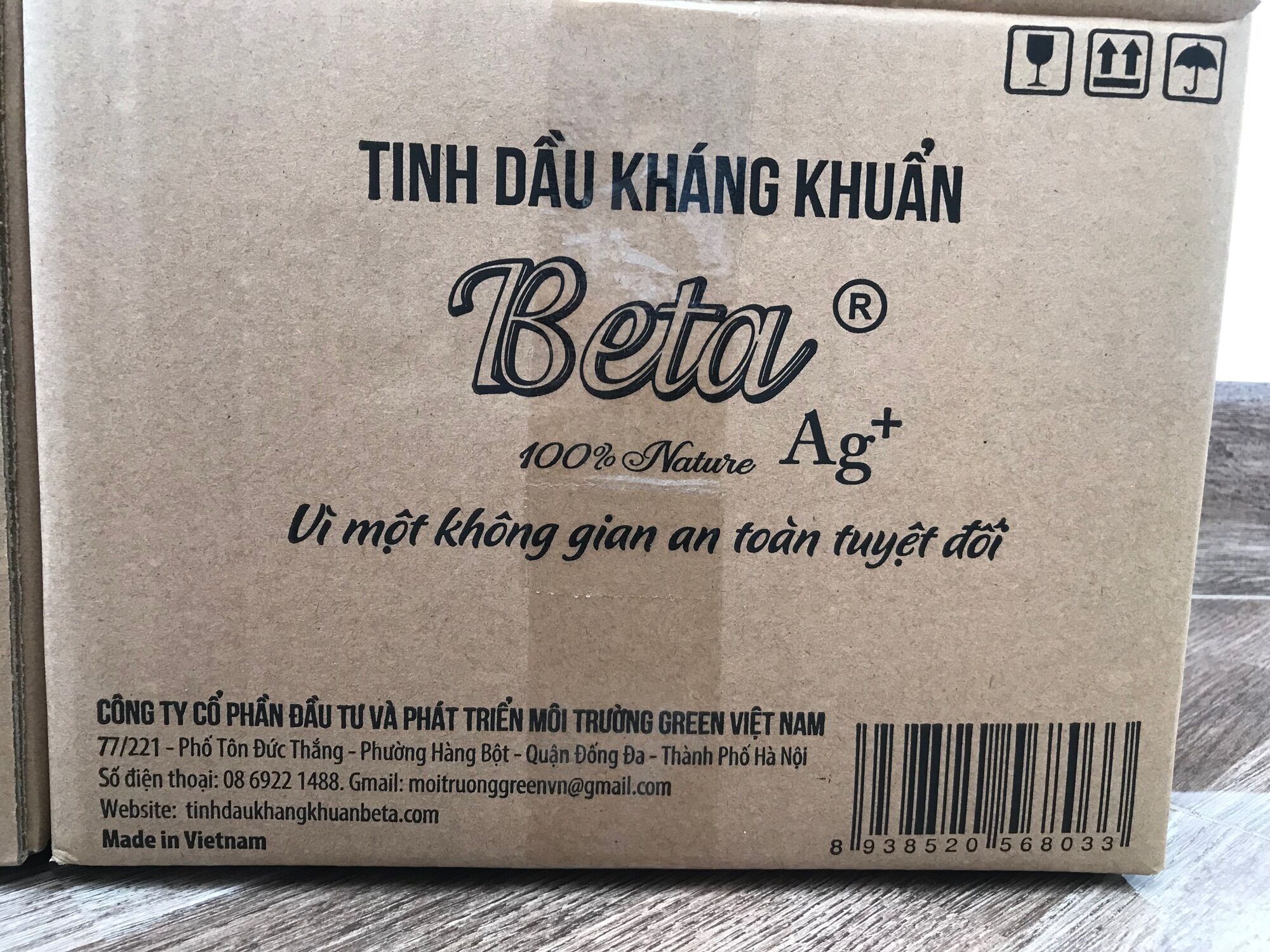 TINH DẦU KHÁNG KHUẨN BETA NANO BẠC 350ml