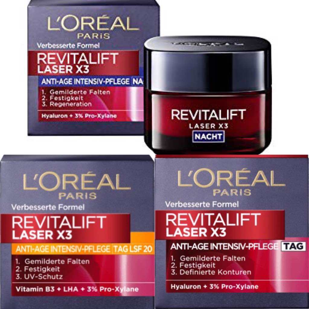 Kem dưỡng da L'Oréal Paris Revitalift Laser X3 ngày và đêm giảm nếp nhăn chống lão hoá giúp mờ thâm nám - 50ml