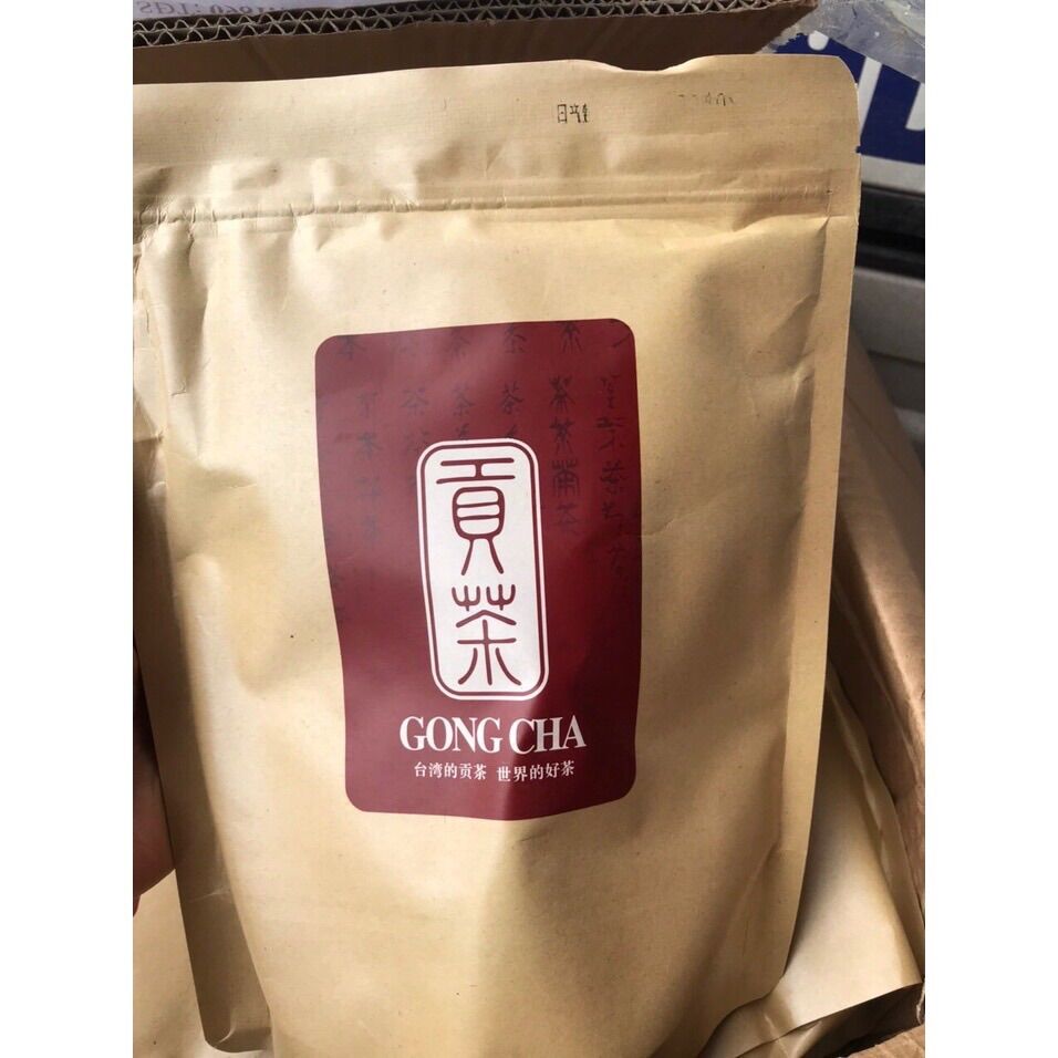 Trà olong gong_cha/ hồng trà gong_cha đài loan túi giấy bạc 500gr