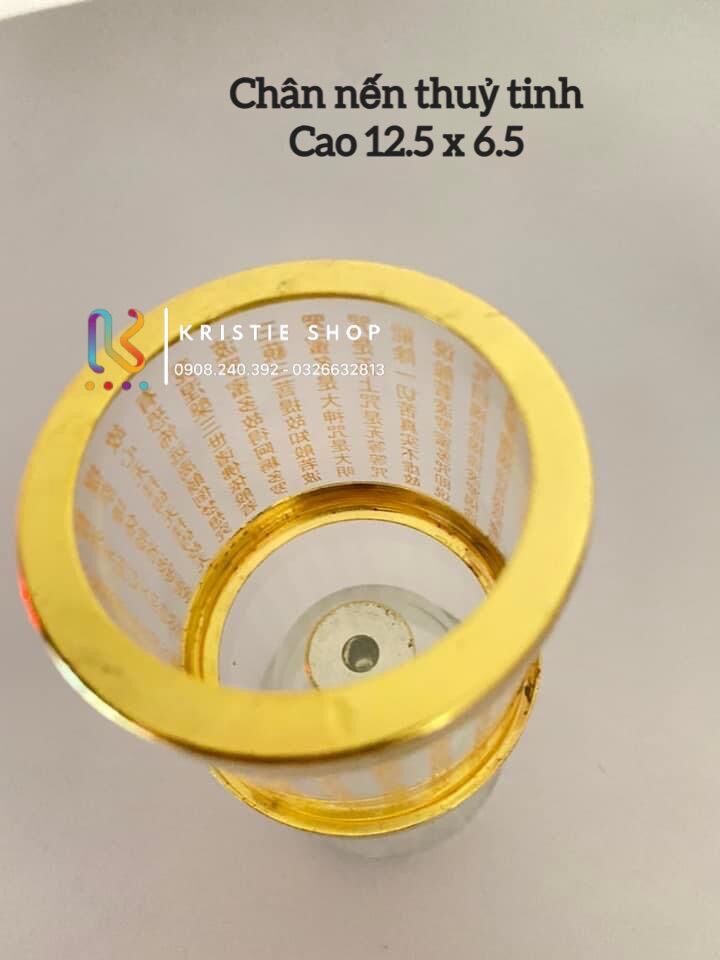 Chân Nến Thuỷ Tinh - 1 Cái