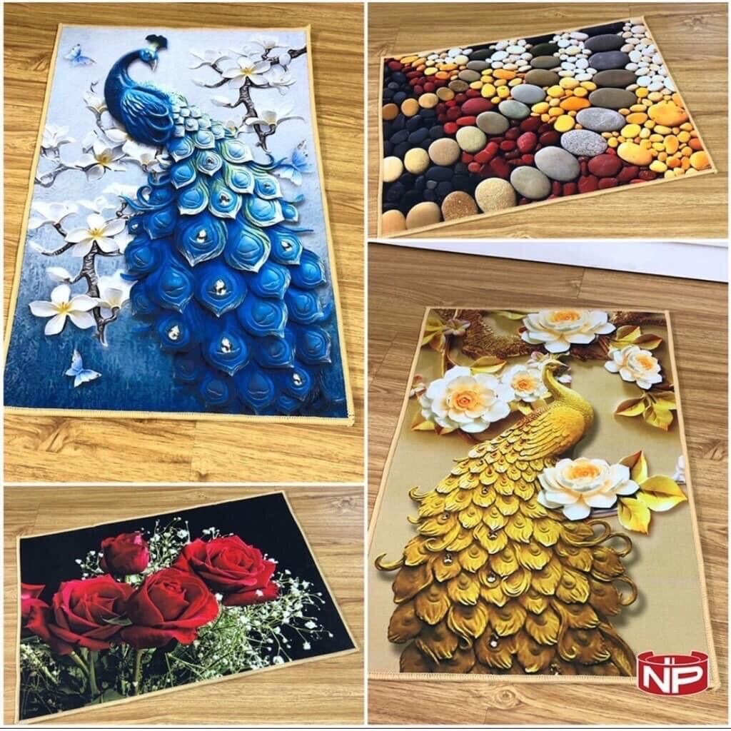 [HCM]Thãm 3D chống trượt 40*60cm