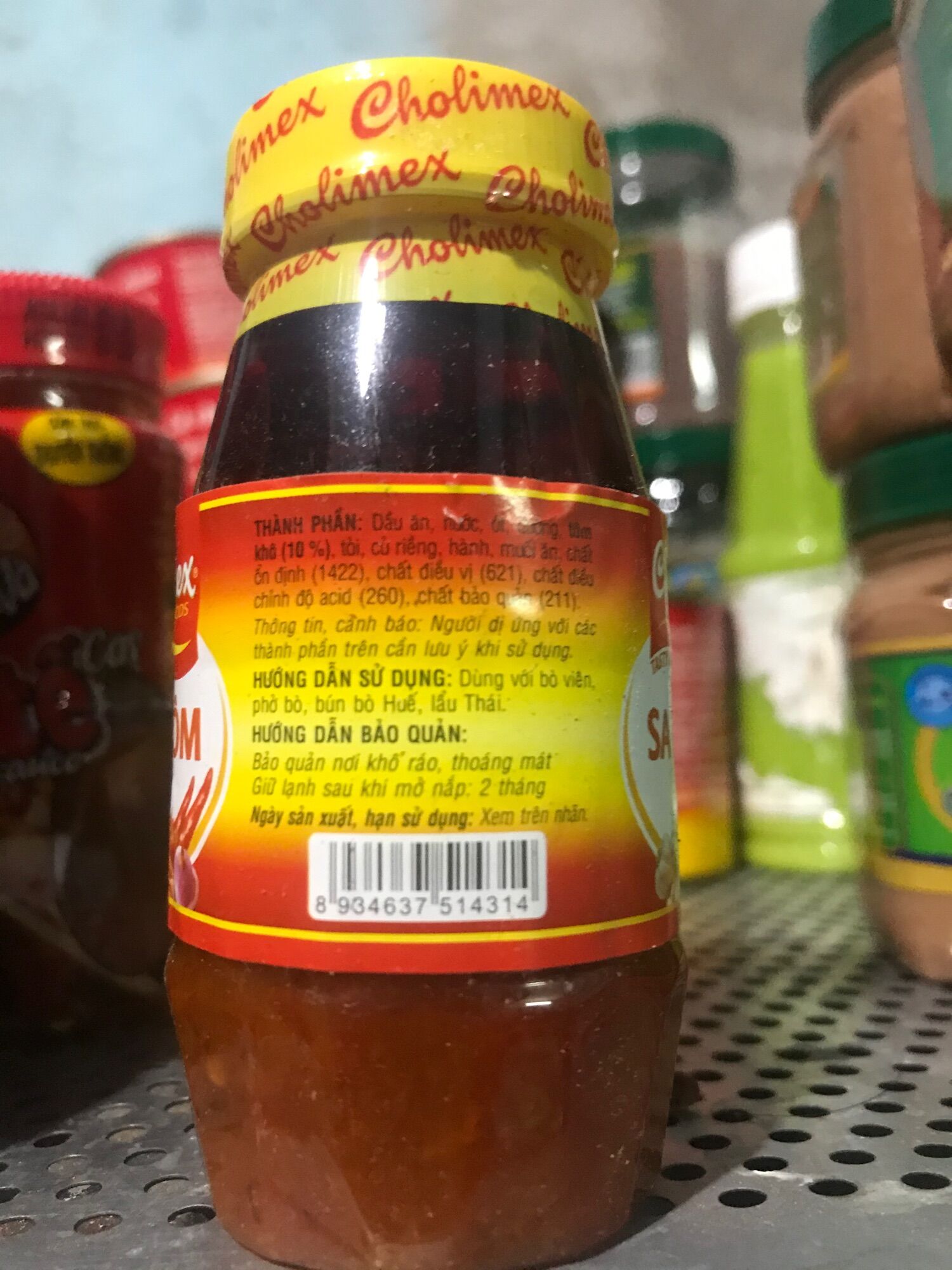 Sate tôm Cholimex hủ 90gr