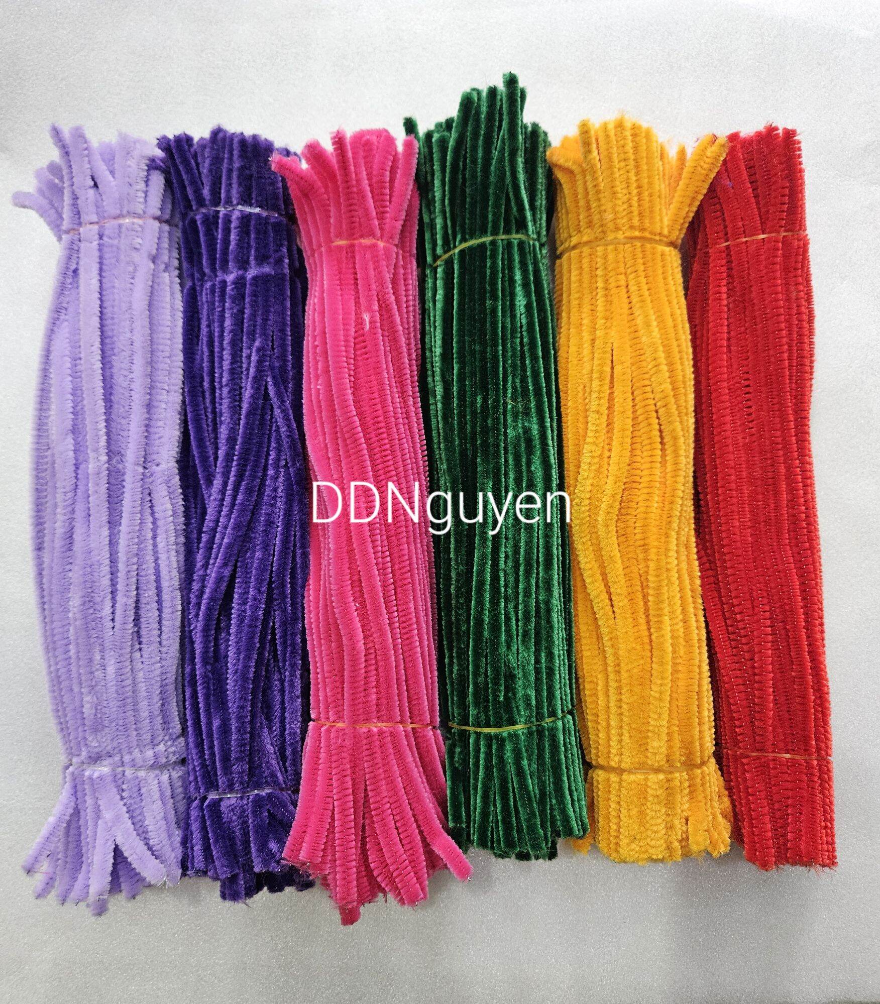 Kẽm nhung, kẽm lông làm hoa, trang trí ,đồ chơi...