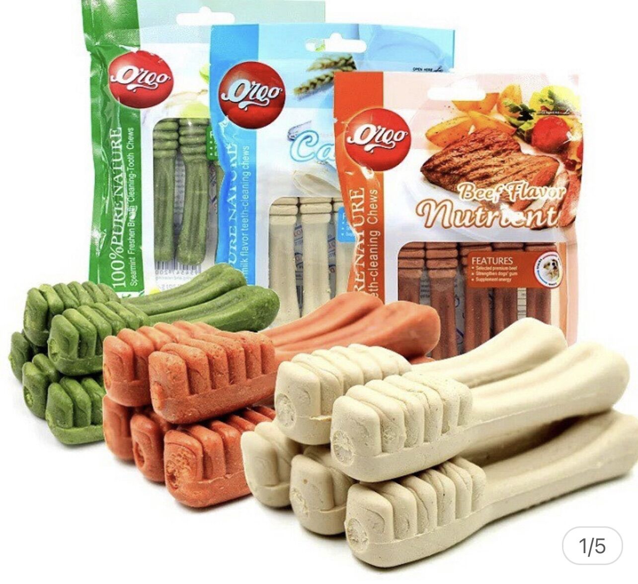 Xương orgo 4 vị cho chó