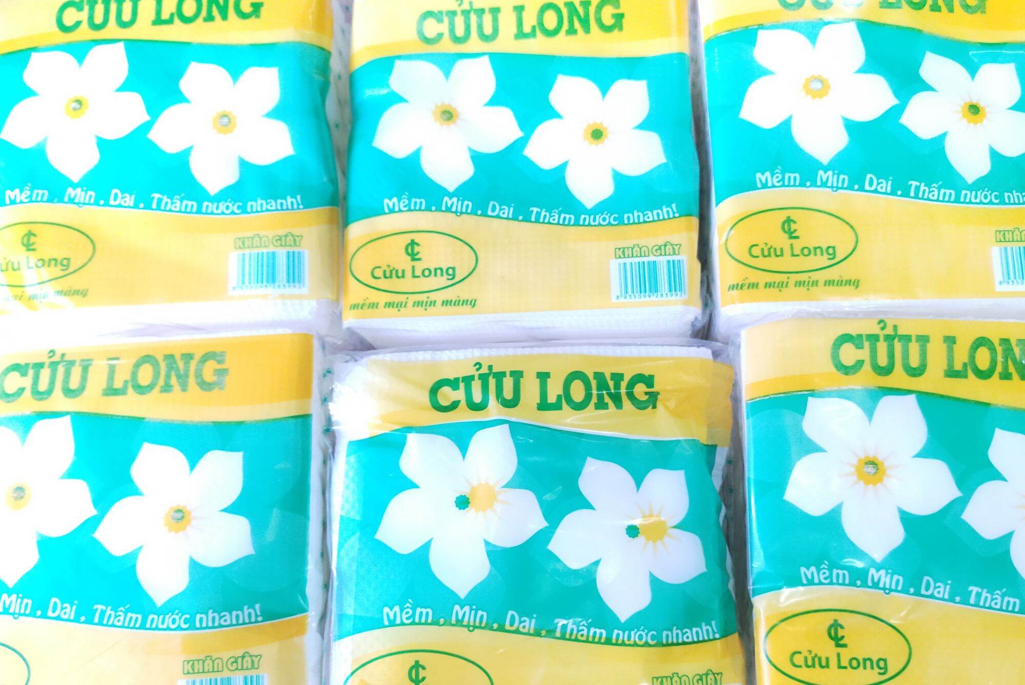 (Giá Sỉ 40 Bịch) Giấy vuông Bông Mai