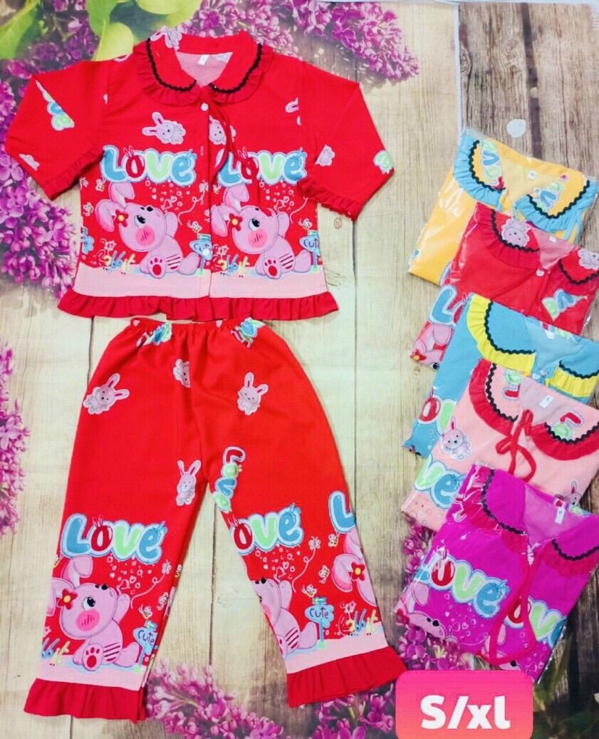 (HCM) BỘ PIJAMA TIỂU THƯ BÉ GÁI ( 20-38kg) (NGẪU NHIÊN)