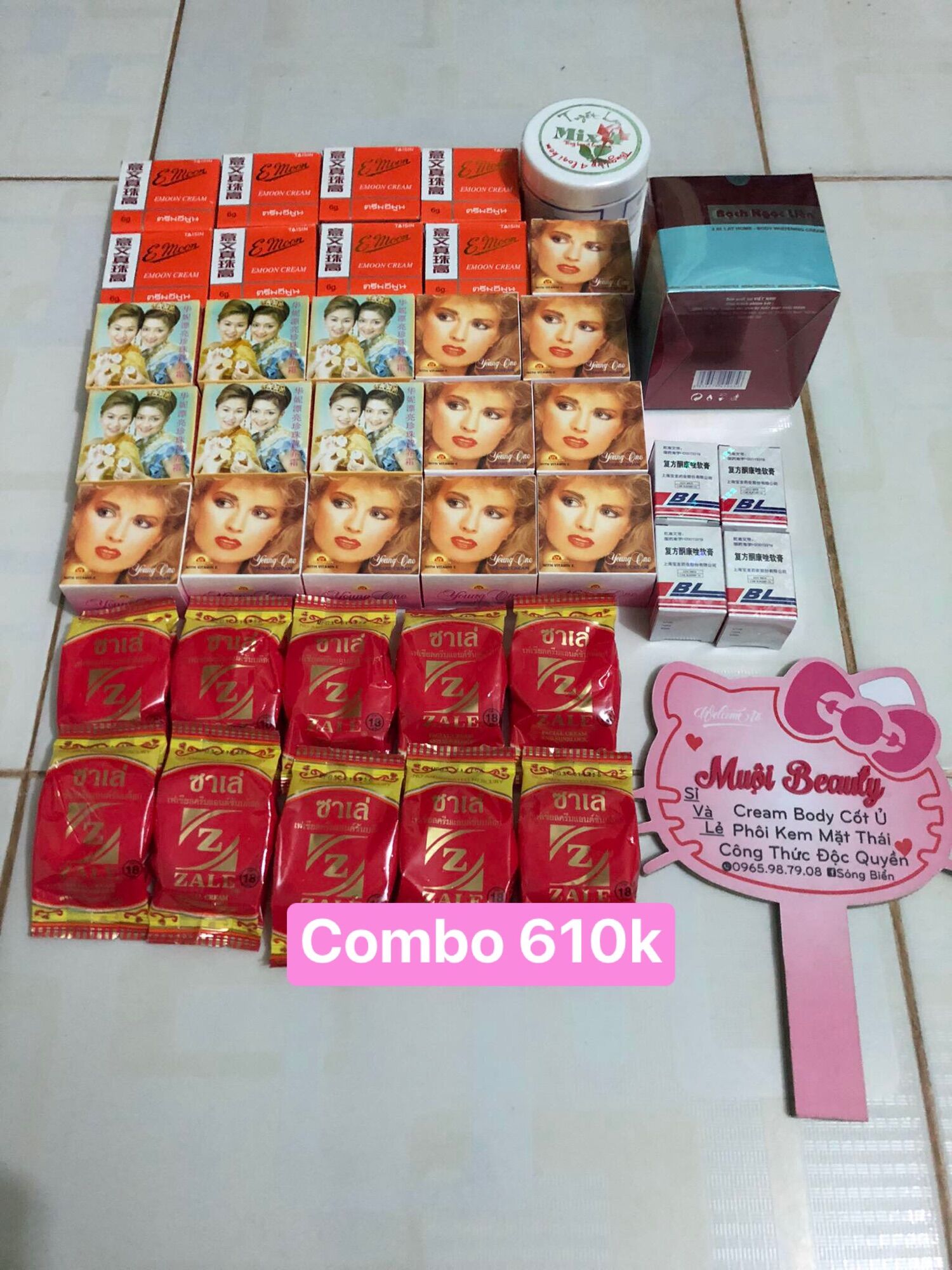 Combo Kem Trộn Cốt Thái