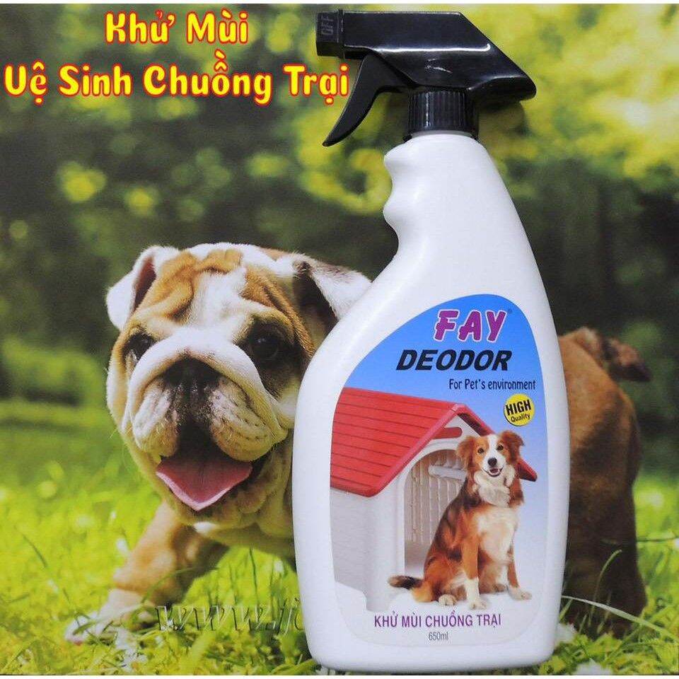 Xịt khử mùi chuồng trại Fay chai 650ml