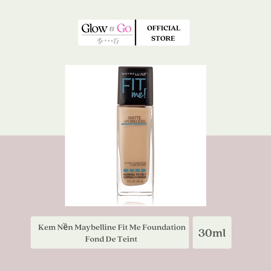 Kem Nền Kiềm Dầu Che Khuyết Điểm Bề Màu ,Siêu Mịn Fit Me Foundation 30ml (Product From USA)