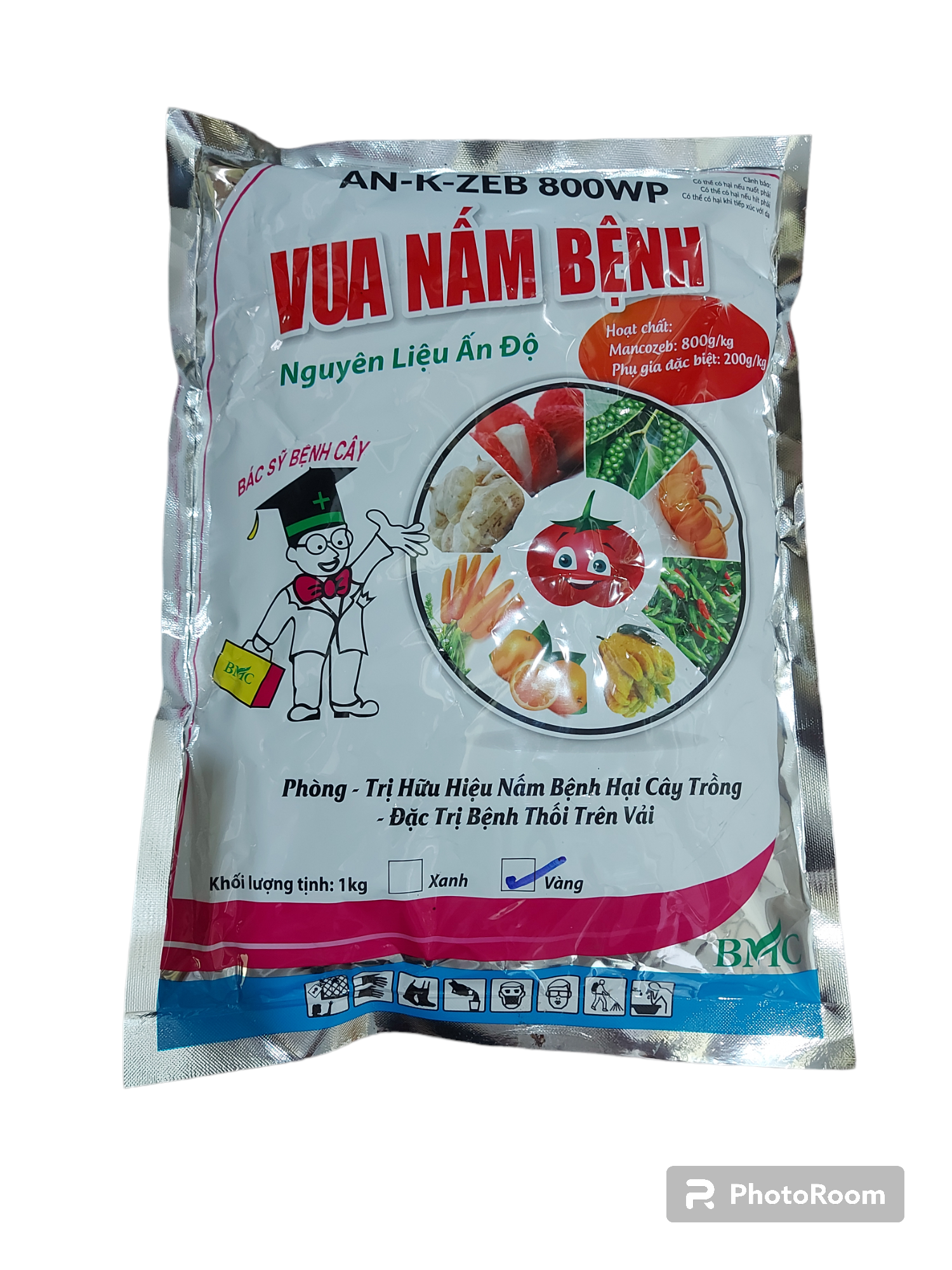 Thuốc trừ bệnh vua nấm bệnh - mancozeb vàng - 1kg