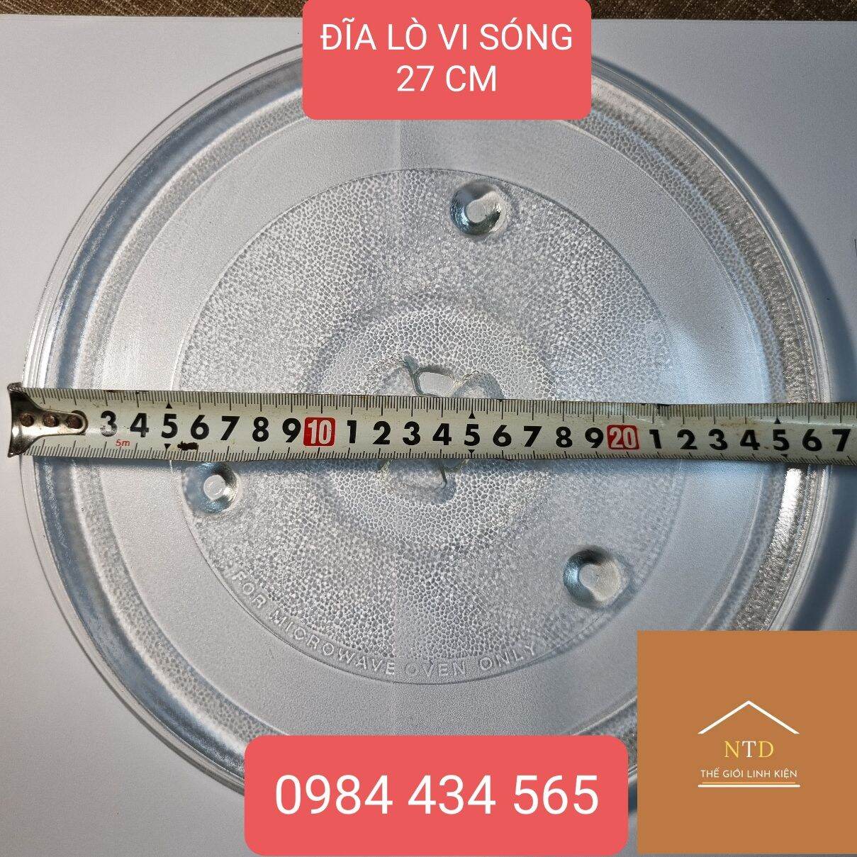 ĐĨA LÒ VI SÓNG 24,5CM