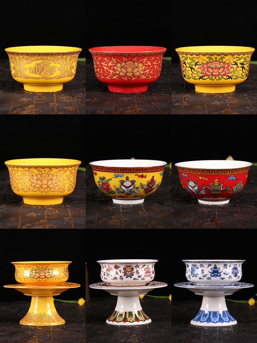  Bát Thủy Tinh Gốm Sứ Cung Cấp Rượu Vang Cho Lễ Hội Bát May Mắn Bát Rửa Nước Bát Hoa Sen Đồ Trang Trí Nhà Cửa Hiện Đại Đơn Giản 