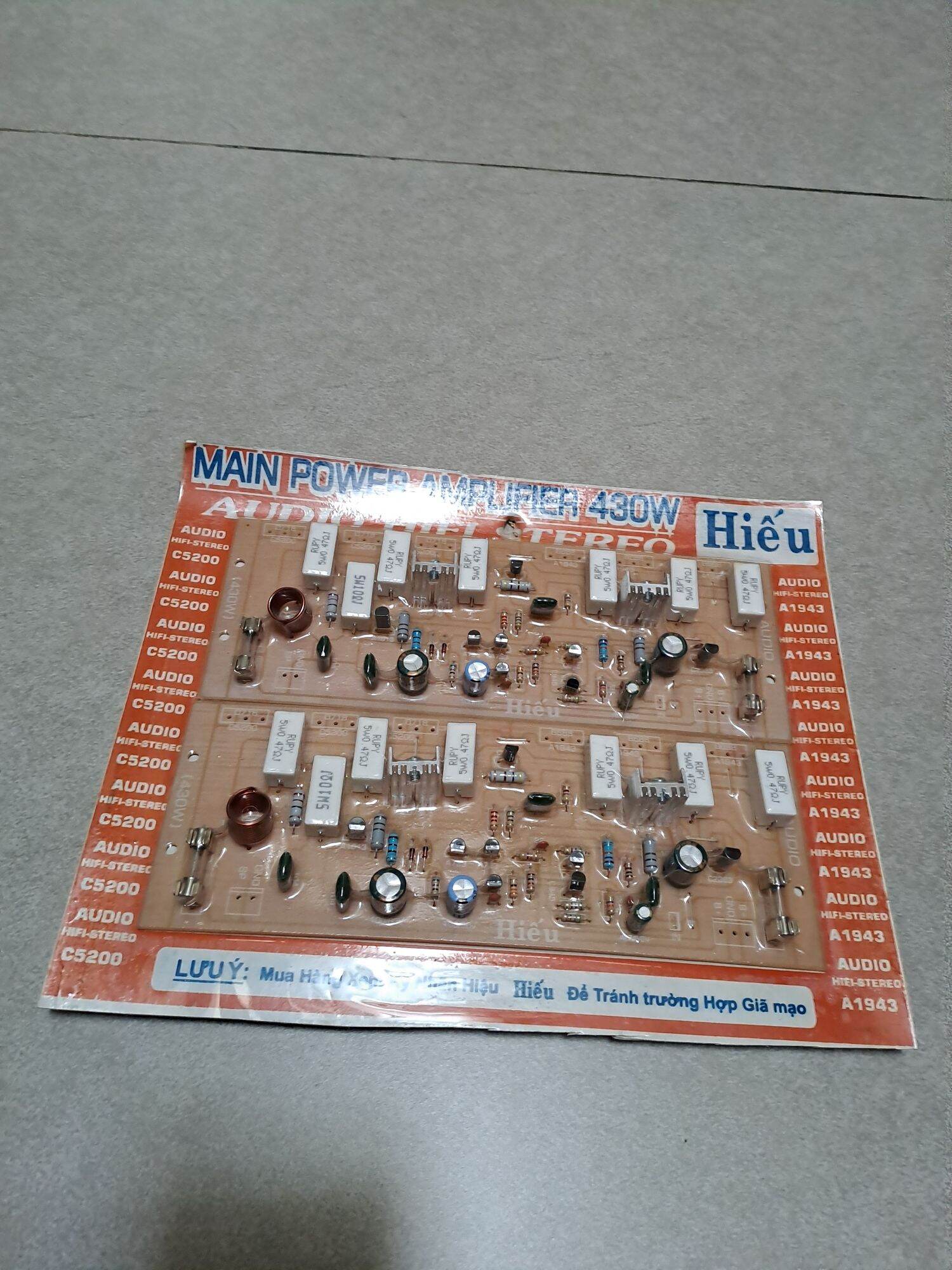 Bo mạch công suất 430w 12 sò hiếu