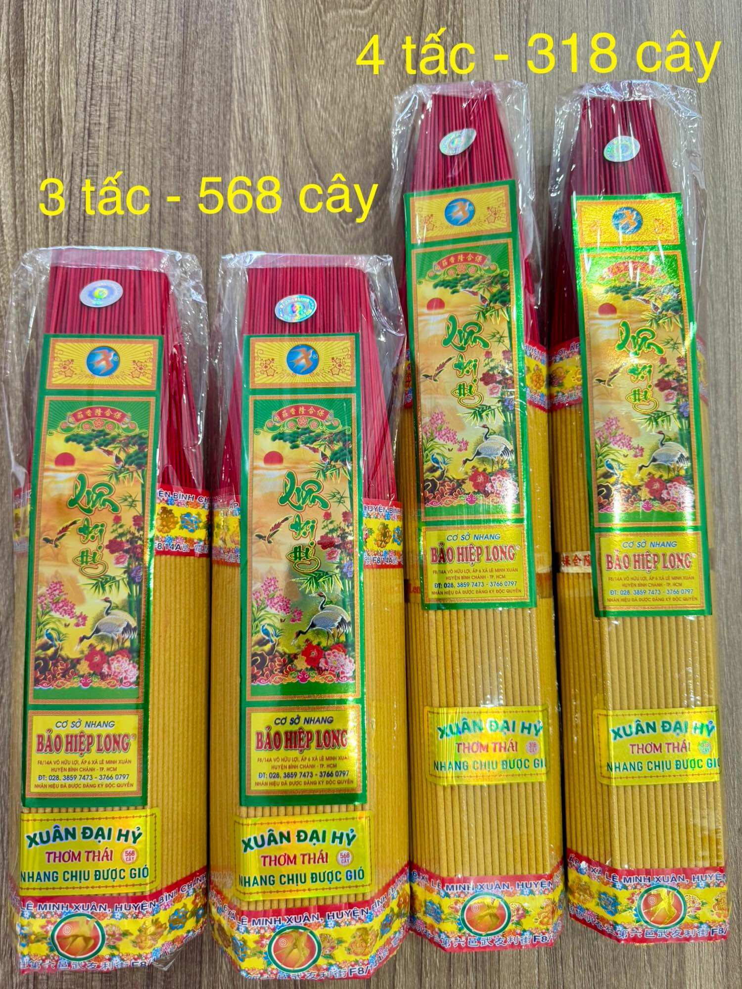 Nhang Thơm Thái - Hương Lài - Chịu được Gió - chính hãng Bảo Hiệp Long