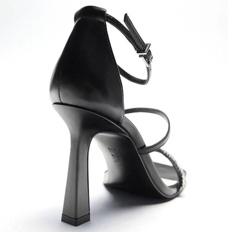 Giày Zara Xuất Xịn Đen Đá Size 37 ( Lùi 1 Size Có Sẵn )