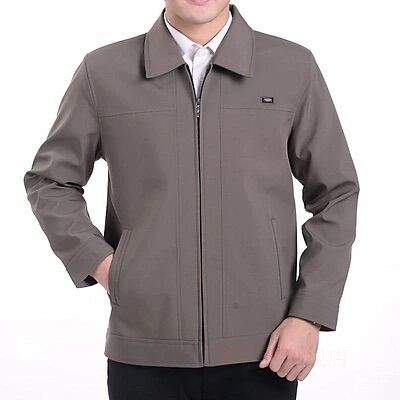 Áo khoác nam trung niên chống nhăn chống thấm nước