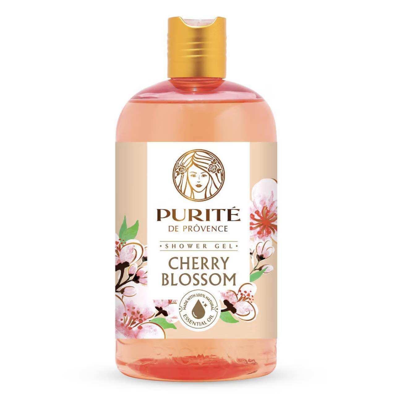 Sữa Tắm Purite' Hoa Anh Đào/ Hoa Hồng/ Hoa Mẫu Đơn 500ml