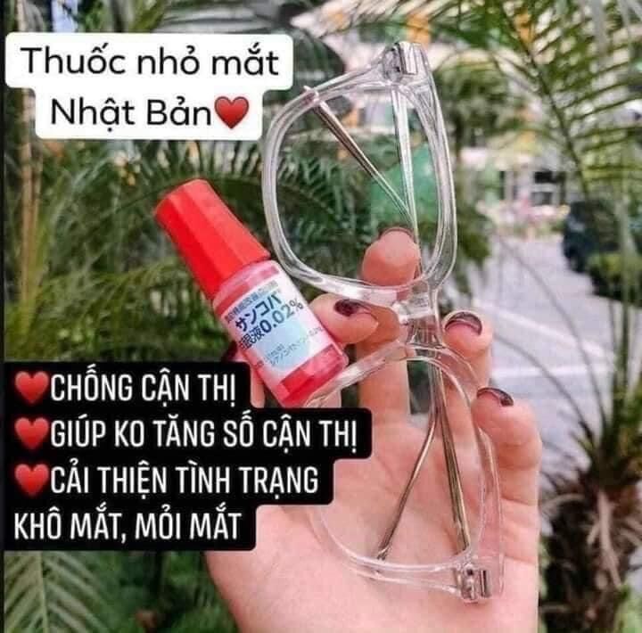 Nước nhỏ mắt chống cận thị của Nhật