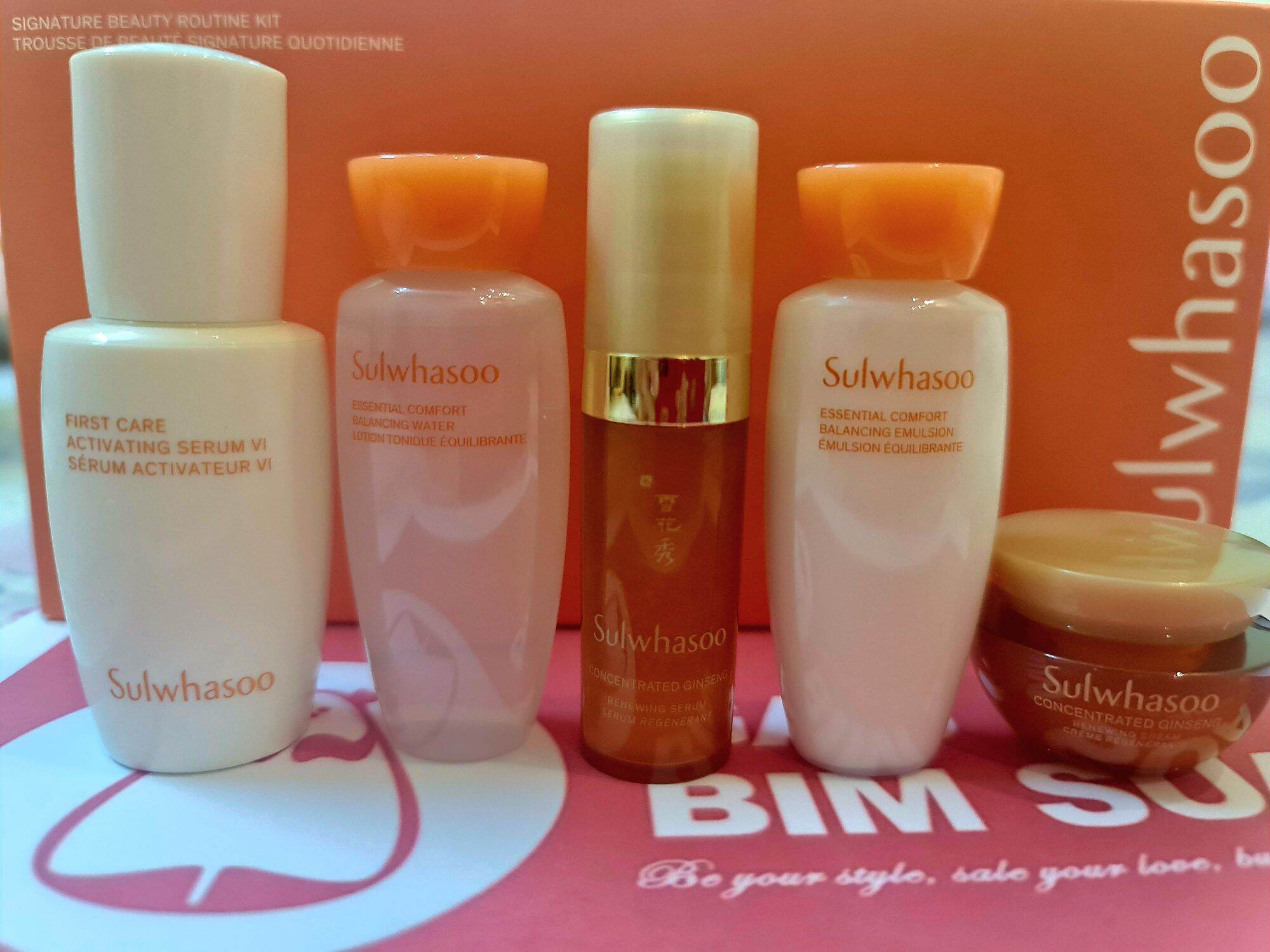 Bộ sản phẩm chống lão hóa tái sinh da từ nhân sâm cô đặc Sulwhasoo