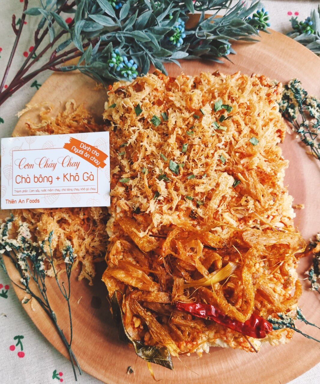 CƠM CHÁY CHAY TINI - Vị Chà Bông & Khô Gà 180g