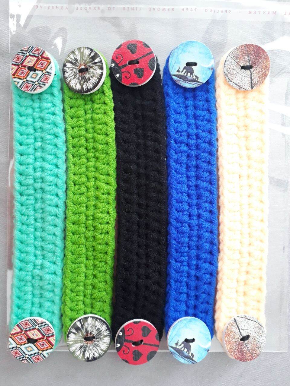 [HCM]Combo 5 tai giả đeo khẩu trang bằng len