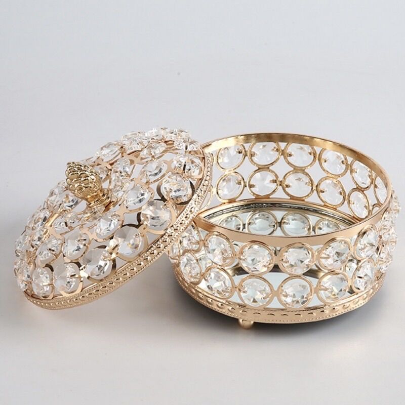 Khay đựng nước hoa viền gold
