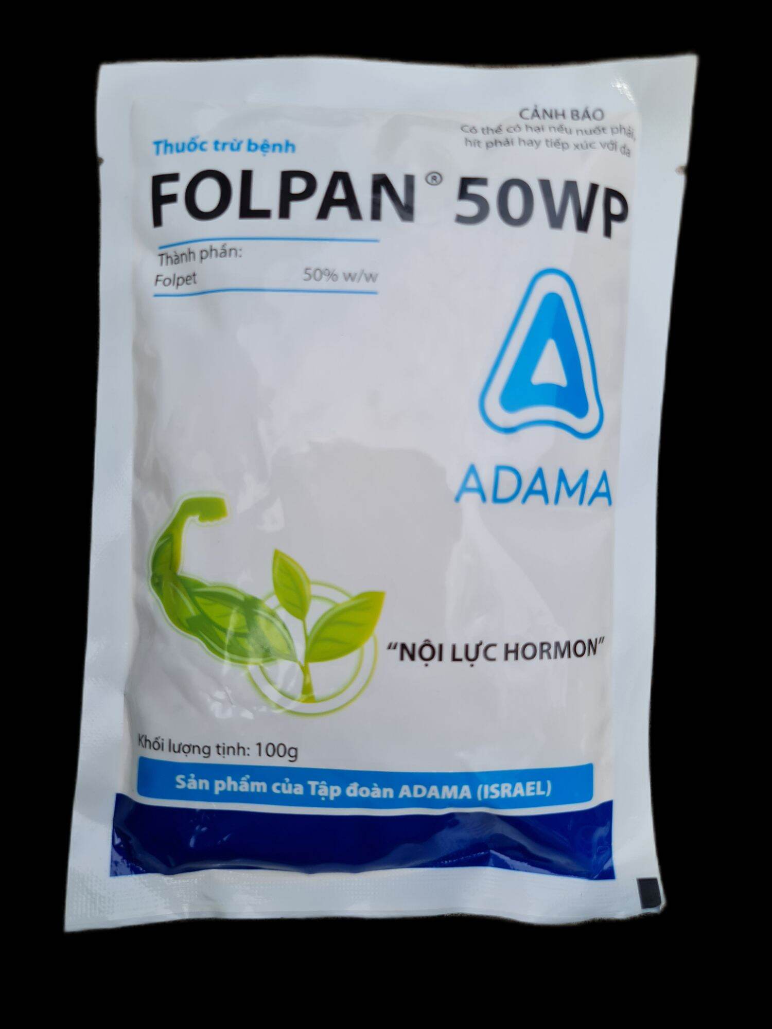 Thuốc trừ bệnh dưỡng cây cực mạnh folpan 50wp gói 100g xuất xứ israel