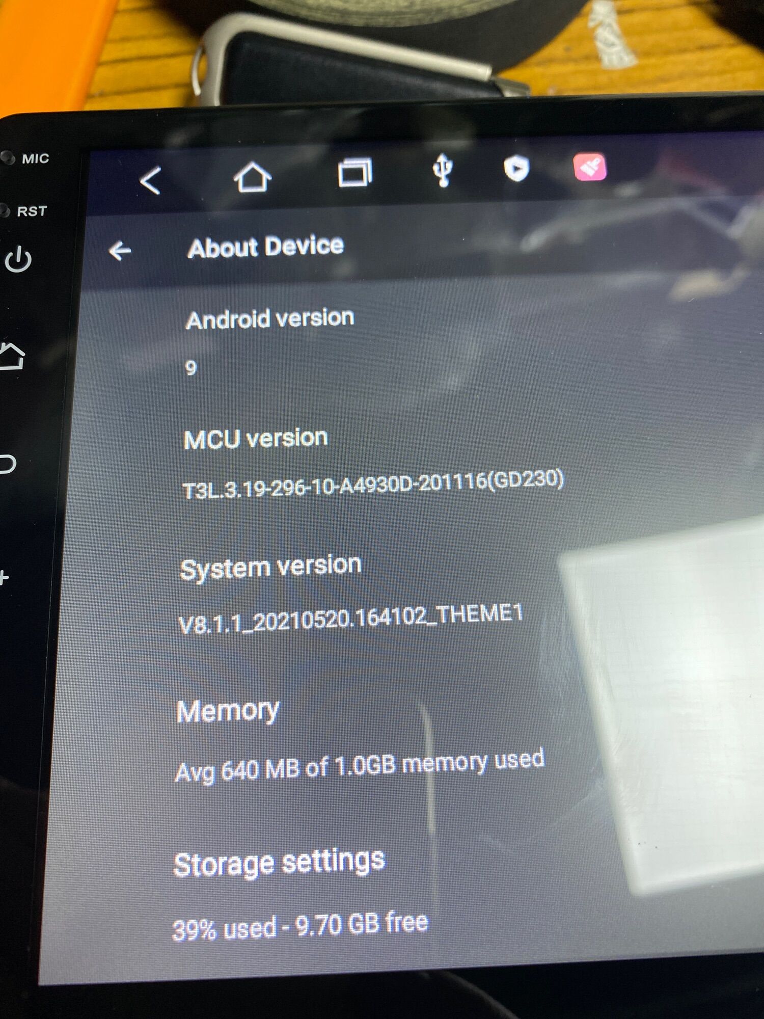 màn android altis 19   ram 1+16 wifi