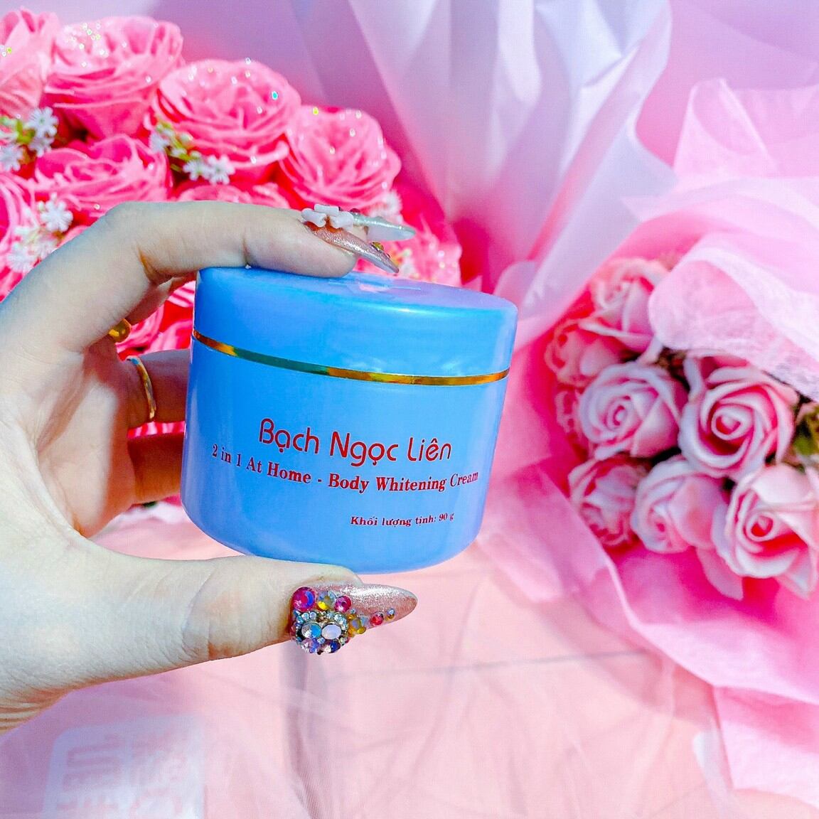Kem BODY Bạch Ngọc Liên 2IN1 Xanh