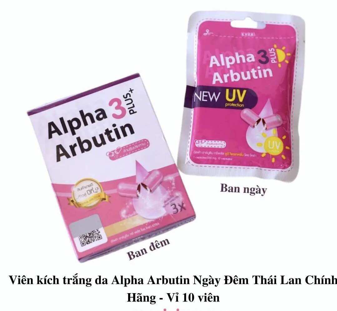 Kích Trắng Alpha Arbutin Vĩ 10 Viên