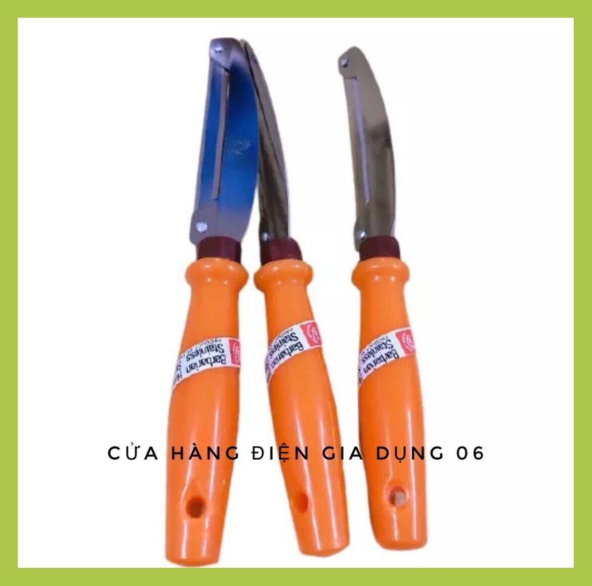 Dao bào 2 lưỡi cán cam thái lan