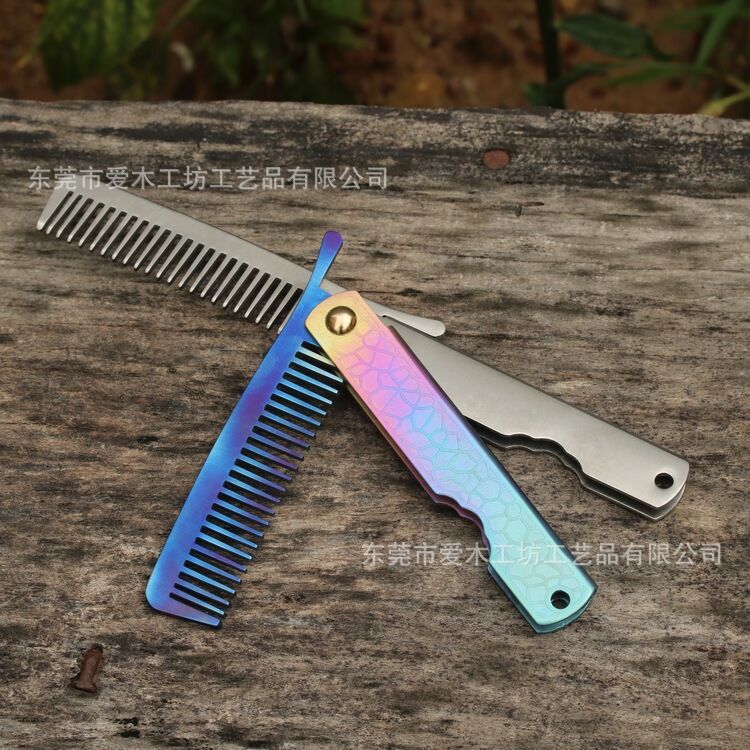 lược titanium edc gấp gọn