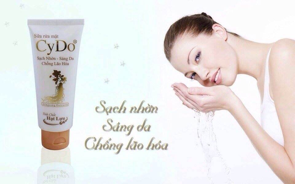 SỮA RỬA MẶT CYDO SẠCH NHỜN SÁNG DA TINH CHẤT HẠT LỰU