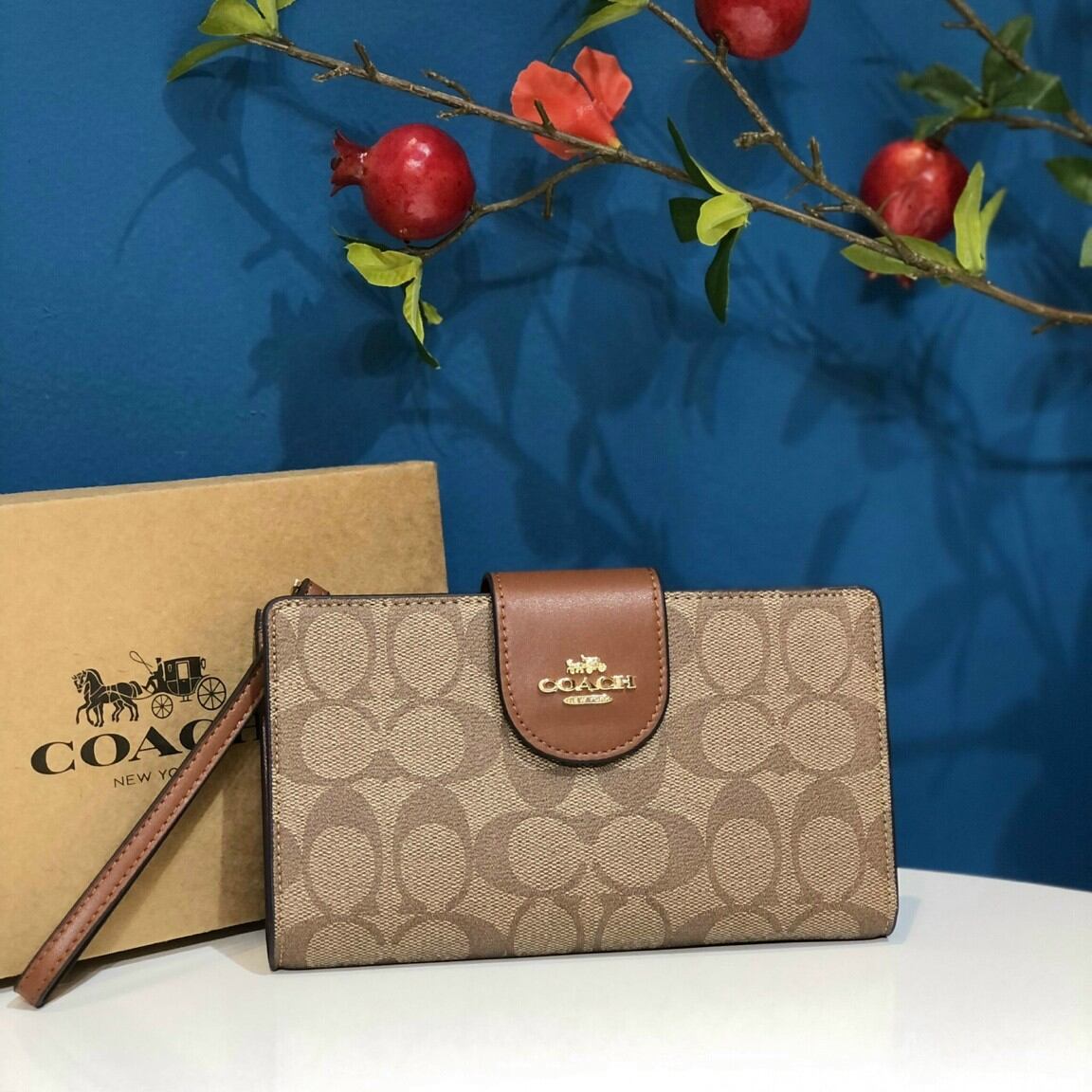 Ví COA*CH TECH PHONE WALLET da thật chuẩn xịn xò