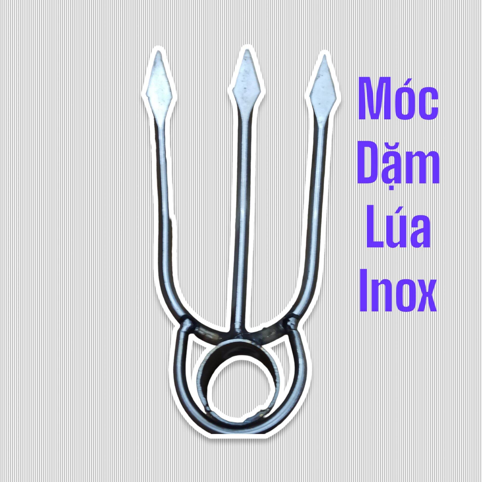Móc Dặm lúa, móc tỉa lúa, móc lúa làm bằng inox loại 3 răng