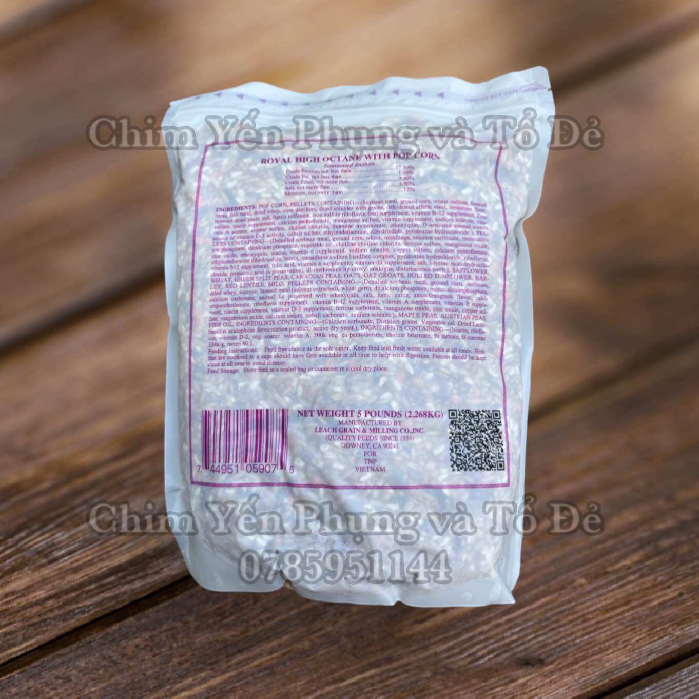 Ngũ Cốc Gà Đá Royal Feeds Nguyên Bao 22.68kg – Thức Ăn Cao Cấp Xuất Xứ Mỹ 🇺🇸