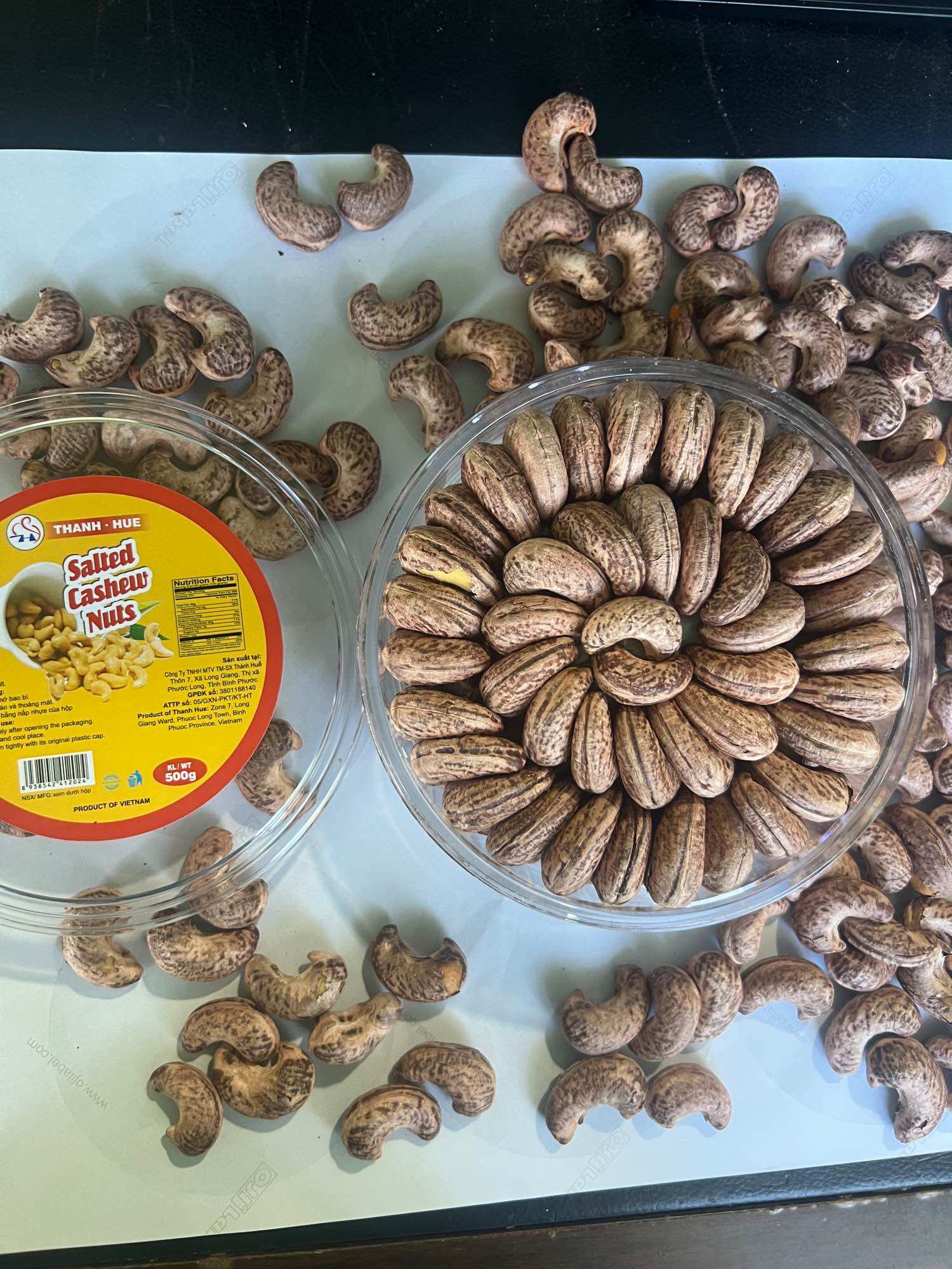 500GRAM HẠT ĐIỀU RANG MUỐI NGUYÊN LỤA