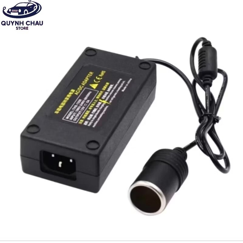 Bộ Chuyển Điện 220V Sang Tẩu 12V Cao Cấp - Tiết Kiệm Điện, An Toàn, Phù Hợp Nhiều Thiết Bị Ô Tô