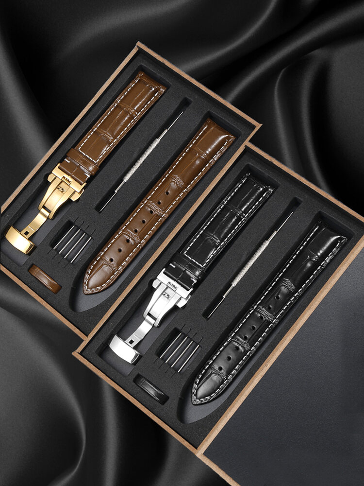 Đồng Hồ Da Thật Cổ Điển Cho Nam Và Nữ Phụ Kiện Dây Đeo Đồng Hồ Bằng Da Bò Lớp Trên Cùng Phù Hợp Với Longines Seiko Tissot Casio DW