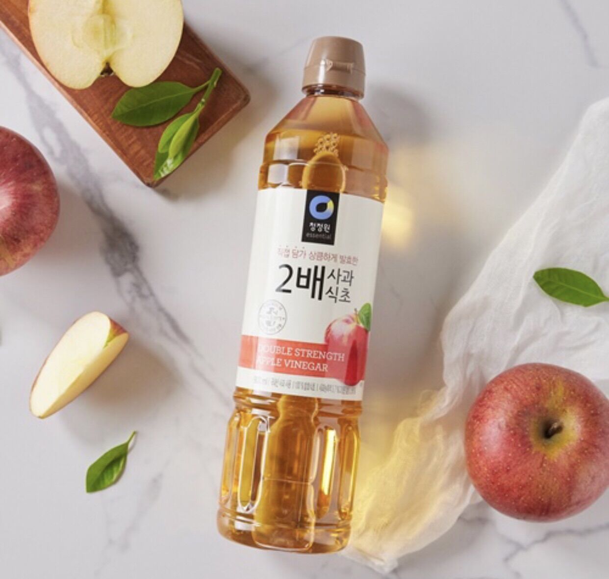 GIẤM TÁO ( DẤM) DAESANG HQ 900 ML( SHOP PORORO)
